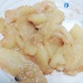 misa＠tora's cooksnap of when they made アップルパイの中身.