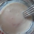 カクヨ's cooksnap of when they made 手作り苺ジャムのヨーグルトドリンク.