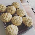 ゆいかとまなと's cooksnap of when they made HBでふわふわ＊大きめメロンパン.