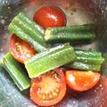 ✾ローズマリー✾'s cooksnap of when they made 簡単！オクラとミニトマトのナムル.