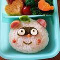いけねこ's cooksnap of when they made ポンポコ♪たぬきくん＊キャラ弁.