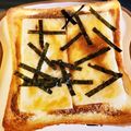 新米主婦みお's cooksnap of when they made 簡単！余ったしゃぶしゃぶ餅で磯辺トースト.