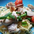クックLB0KZO☆'s cooksnap of when they made 鯛のアクアパッツァ&レモンバターパスタ.