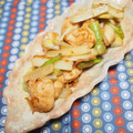 バカリャウ's cooksnap of when they made うどと鶏ささみの炒め物.