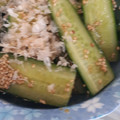 甘党ですが's cooksnap of when they made きゅうりのたたき。ごま油風味.
