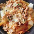 mingoro's cooksnap of when they made 【腸活】豆腐納豆キムチで作る満腹グラタン.