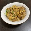 まいめいあみ母's cooksnap of when they made 超簡単！サバ缶卵とじ丼.