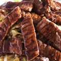 ビリー中毒's cooksnap of when they made 牛モモ肉スライス de ステーキ丼.