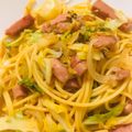 rui_and3's cooksnap of when they made スパムとキャベツで和風パスタ☆.