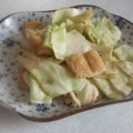 きらり流れ星's cooksnap of when they made 簡単キャベツと油揚げの焼肉のたれ炒め☆.