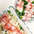 びすp's cooksnap of when they made もやしの豚バラ巻き.
