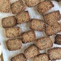 ユリポ's cooksnap of when they made 酒粕と胡麻のアイスボックスクッキー♪.