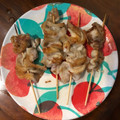 アキ男。's cooksnap of when they made 鶏皮のやきとり（塩）.