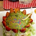 Y、あき's cooksnap of when they made 父の日に誕生日に簡単【ゴルフケーキ】.