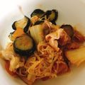 バナナ22's cooksnap of when they made 豚肉とナスのキムチチーズ焼き♪.