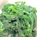 CS555's cooksnap of when they made 菜の花のにんにく炒め.
