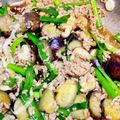 hapihapish's cooksnap of when they made ニラ茄子のひき肉炒め.