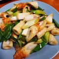 chako太郎's cooksnap of when they made ネギとちくわのゴマ油炒め.