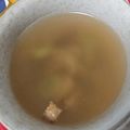 まな姫's cooksnap of when they made ゆで鶏汁で♪鶏ネギスープ.