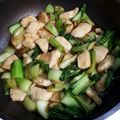 kokoパパ's cooksnap of when they made 鶏むね肉とチンゲン菜のオイスター炒め.