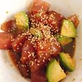すぬ♥'s cooksnap of when they made まぐろとアボカドのユッケ風.