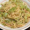 クックI4JG6H☆'s cooksnap of when they made 春キャベツと鮭フレークの超簡単パスタ.