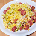ナーちゃん's cooksnap of when they made キャベツとウインナーの卵マヨ炒め.
