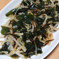 ナーちゃん's cooksnap of when they made もやしとワカメの塩昆布和え.