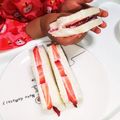 さるぱんだ's cooksnap of when they made いちごたっぷりヨーグルトクリームサンド.