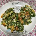 clover♡3's cooksnap of when they made ねぎ！チーズ！大量消費の、チヂミもどき.