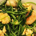 あき☆☆☆☆'s cooksnap of when they made 豆苗と玉子と海老のシャキシャキ炒め.