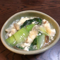 しのざくら's cooksnap of when they made ヘルシー！簡単！豆腐と青梗菜の炒め物。.