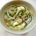 あっこ姉's cooksnap of when they made 冷え性予防！ネギとまいたけと豆腐のスープ.