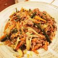 ダッフィーニーうに's cooksnap of when they made 牛肉とニンニクの芽のオイスターソース炒め.