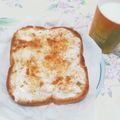 ハラールレシピ's cooksnap of when they made ヨーグルトdeバナナトースト.