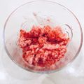ゆかみキッチン's cooksnap of when they made ミキサーで混ぜるだけ苺ヨーグルトアイス.