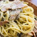 あき☆☆☆☆'s cooksnap of when they made 茸とベーコンのバジルなクリームパスタ♡.