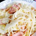 まめひな's cooksnap of when they made 鮭とキャベツの塩パスタ♬.