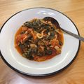 luaole_ako's cooksnap of when they made カーボロネロと豚ひき肉のトマト煮込み.