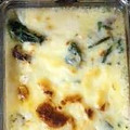 ごにょ's cooksnap of when they made ほうれん草と卵のクリームグラタン.