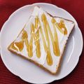 SUNMOONMOM's cooksnap of when they made 水切りヨーグルトハチミツトースト.