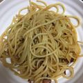 al004's cooksnap of when they made イカの塩辛のスパゲッティ♪.