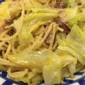 cinnamontc's cooksnap of when they made 春キャベツとパンチェッタのパスタ.
