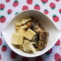 ゆきらっくま's cooksnap of when they made サバ缶アレンジ☆高野豆腐ときのこの煮物.