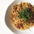 yu-k913's cooksnap of when they made なめたけ納豆パスタ.