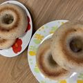 さかまき♡'s cooksnap of when they made 卵なし☆バナナときな粉の焼きドーナツ.