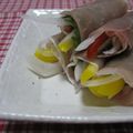まーちママ's cooksnap of when they made ✿大葉風味　新玉葱パプリカ生ハム巻き✿.