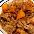2みーちゃん's cooksnap of when they made かぼちゃと豚肉の甘辛玉ねぎダレ炒め.