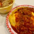 むぅぴー's cooksnap of when they made 野菜たっぷり ラタトゥイユ風 オムライス.