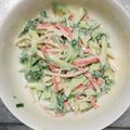 ぷっくりんご's cooksnap of when they made カニカマとキュウリのサラダ☆簡単.